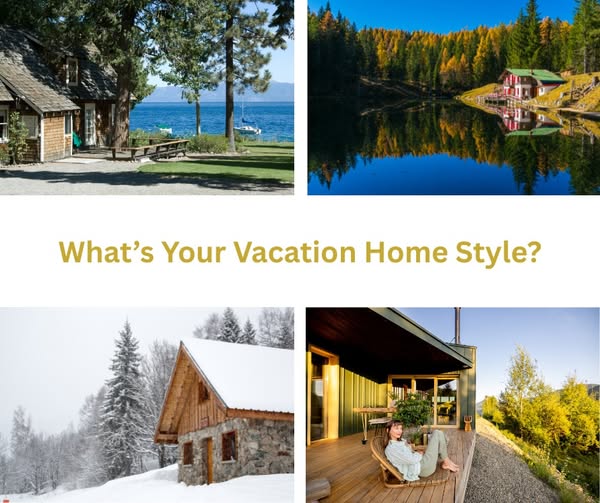 Shuswap lakefront vacation home with dock and mountain views on a sunny summer day.