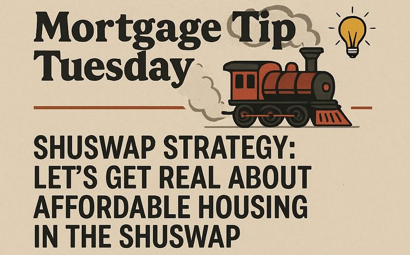 Aerial view of Salmon Arm and Shuswap Lake showing residential neighbourhoods and housing growth trends.